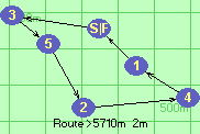 Route >5710m   2m
