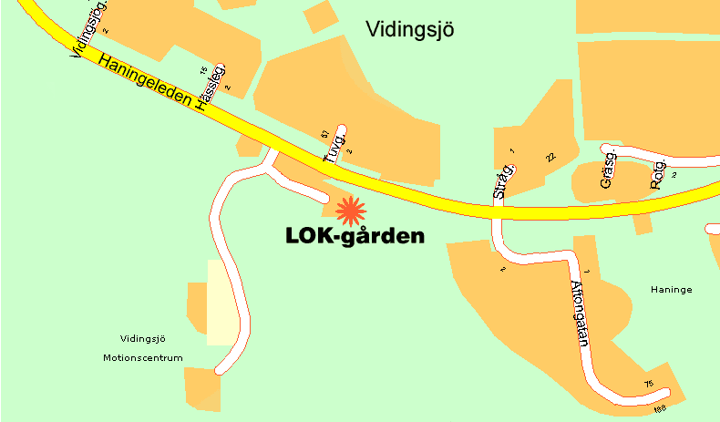 Karta till LOK-gården