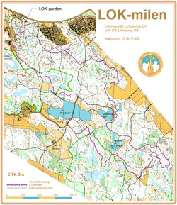 Karta över LOK-milen